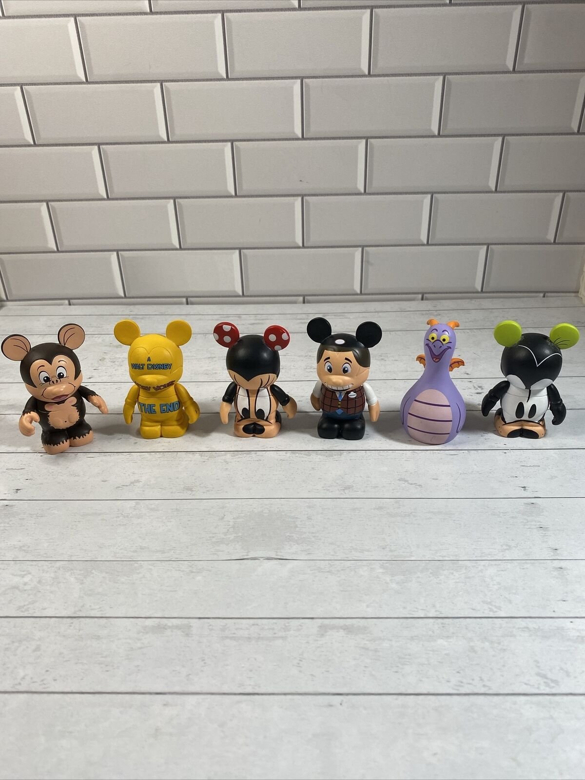 Disney Vinylmation Mickey Mouse 3 Inch Figures Lot Of 6 Mixed