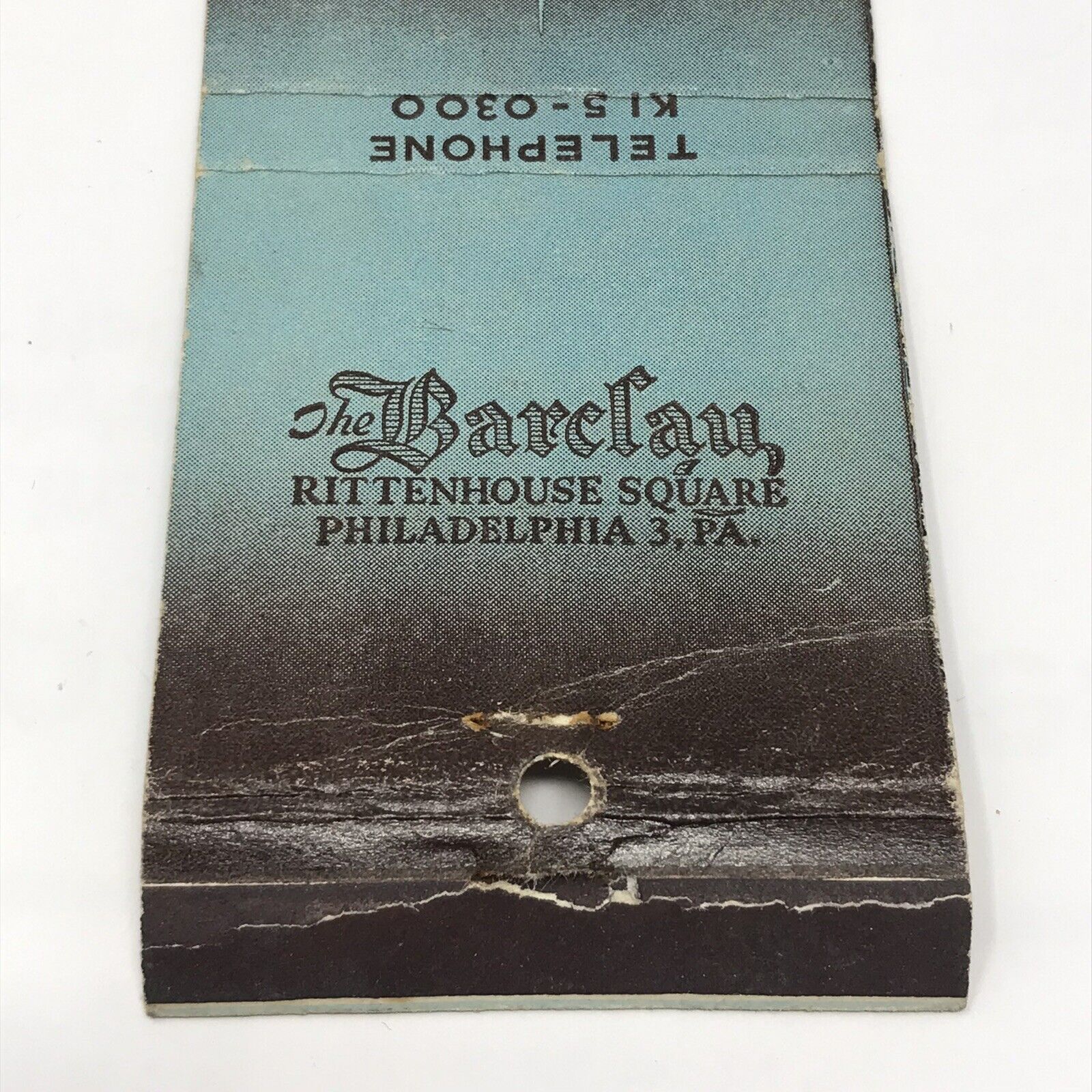 Vintage Matchbook Barelau Philadelphia Pennsylvania Advertisement