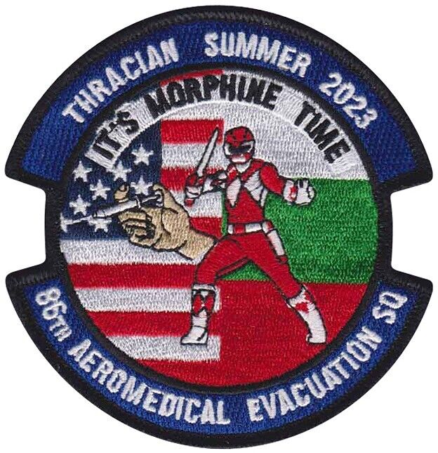 USAF 86th AEROMEDICAL EVACUATION SQUADRON – THRACIAN SUMMER 2023 PATCH