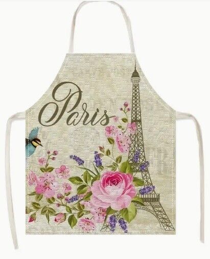 BRAND NEW without Tags Paris Glam France Floral Eiffel Tower Shabby Chic Flowers