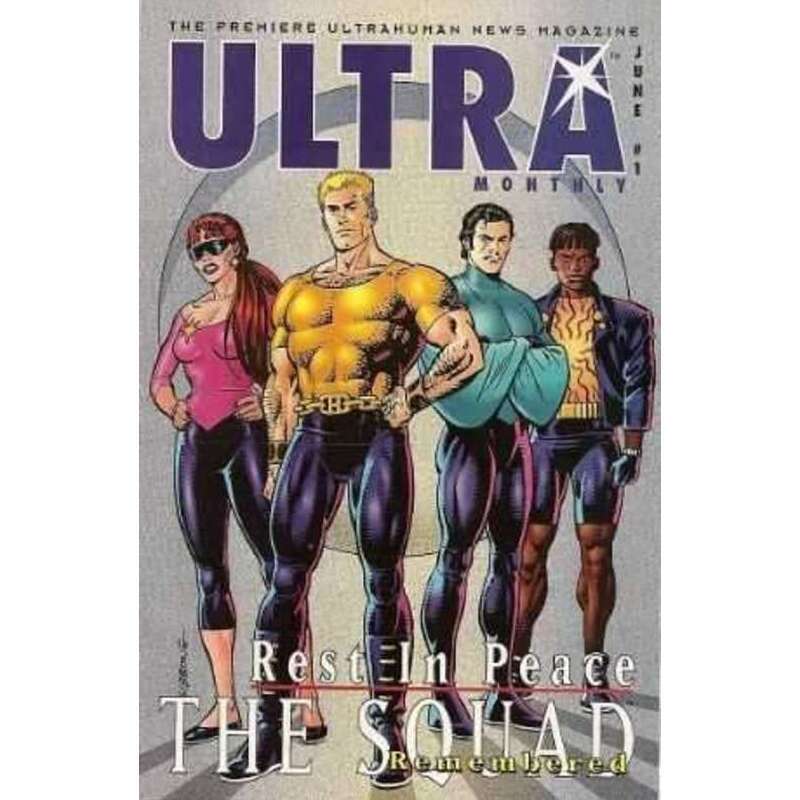 Ultra Monthly #1 in Near Mint minus condition. Malibu comics [y\
