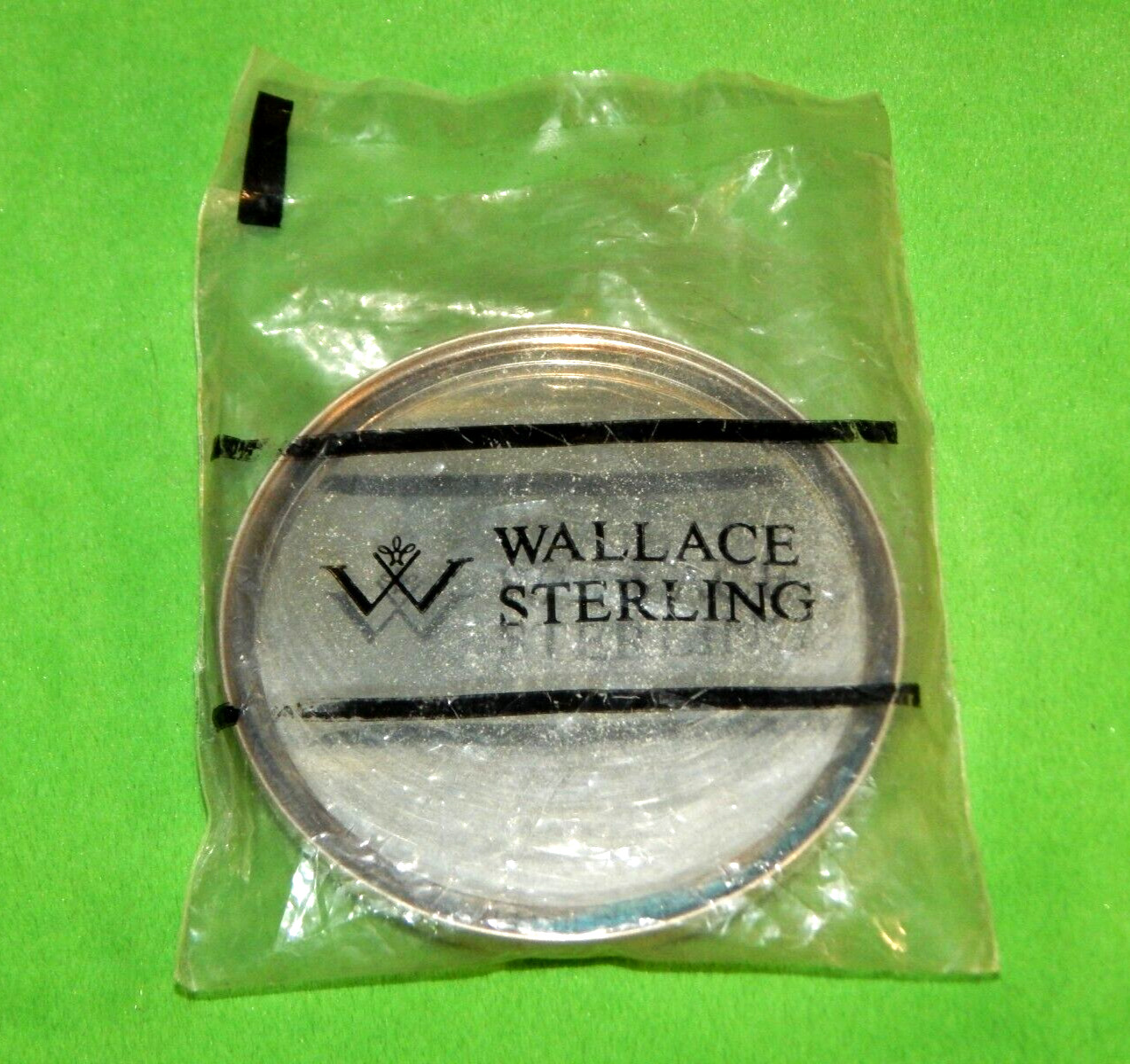 Vintage Wallace Sterling Silver Compact Mirror Sealed In Plastic