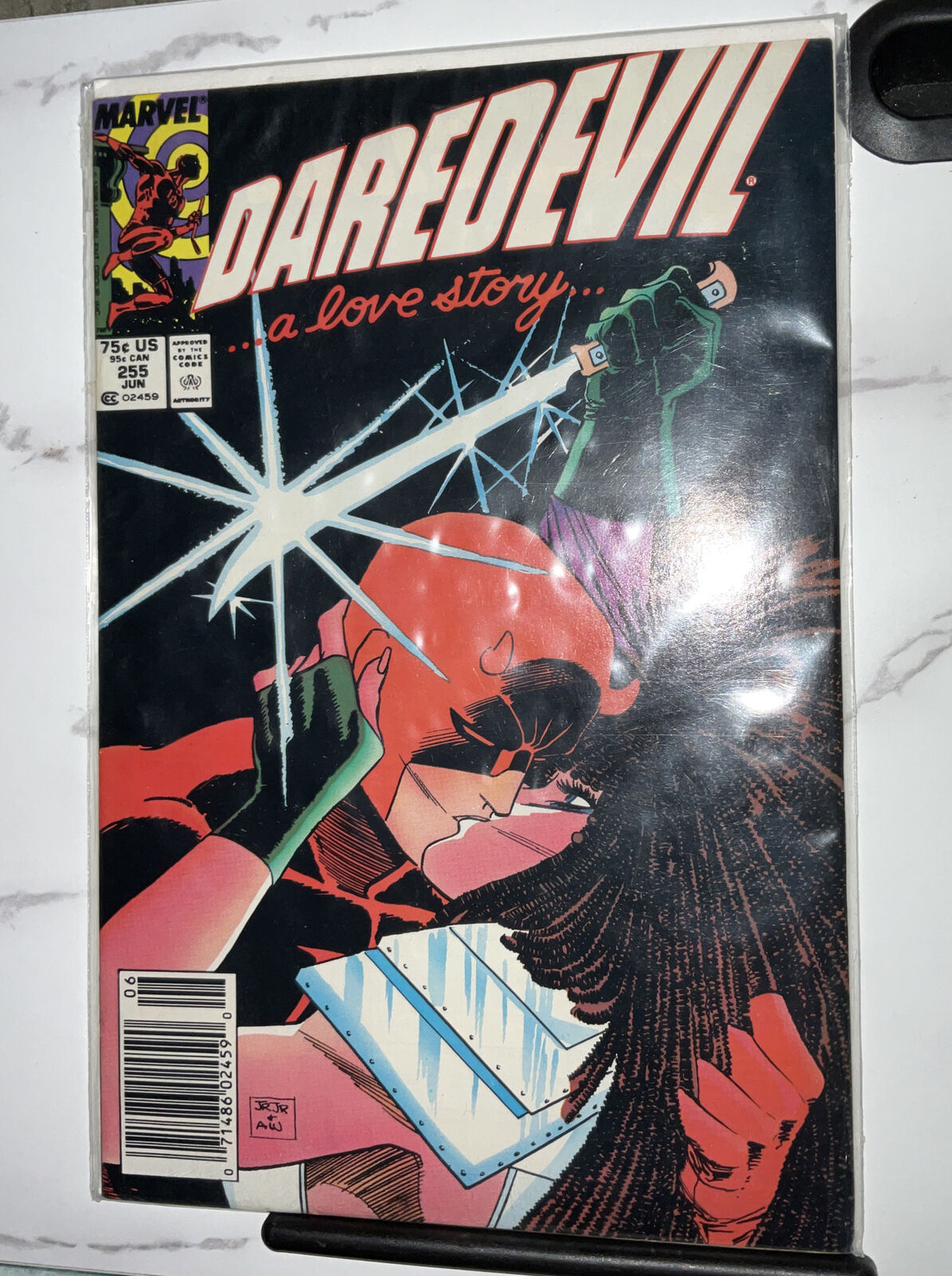 Daredevil #255 (Marvel 1988) Typhoid Mary Newsstand Edition