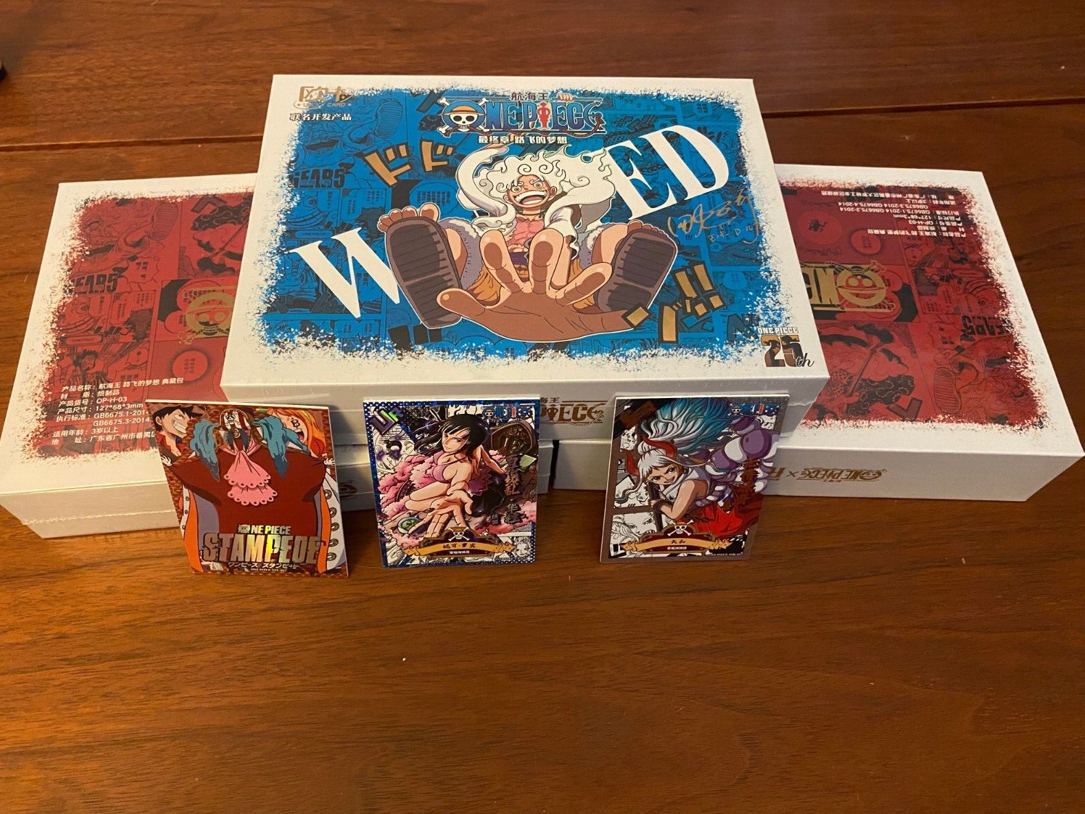 One Piece Anime Collectable Card Trading Seal Box Monkey D Luffy Red Limited
