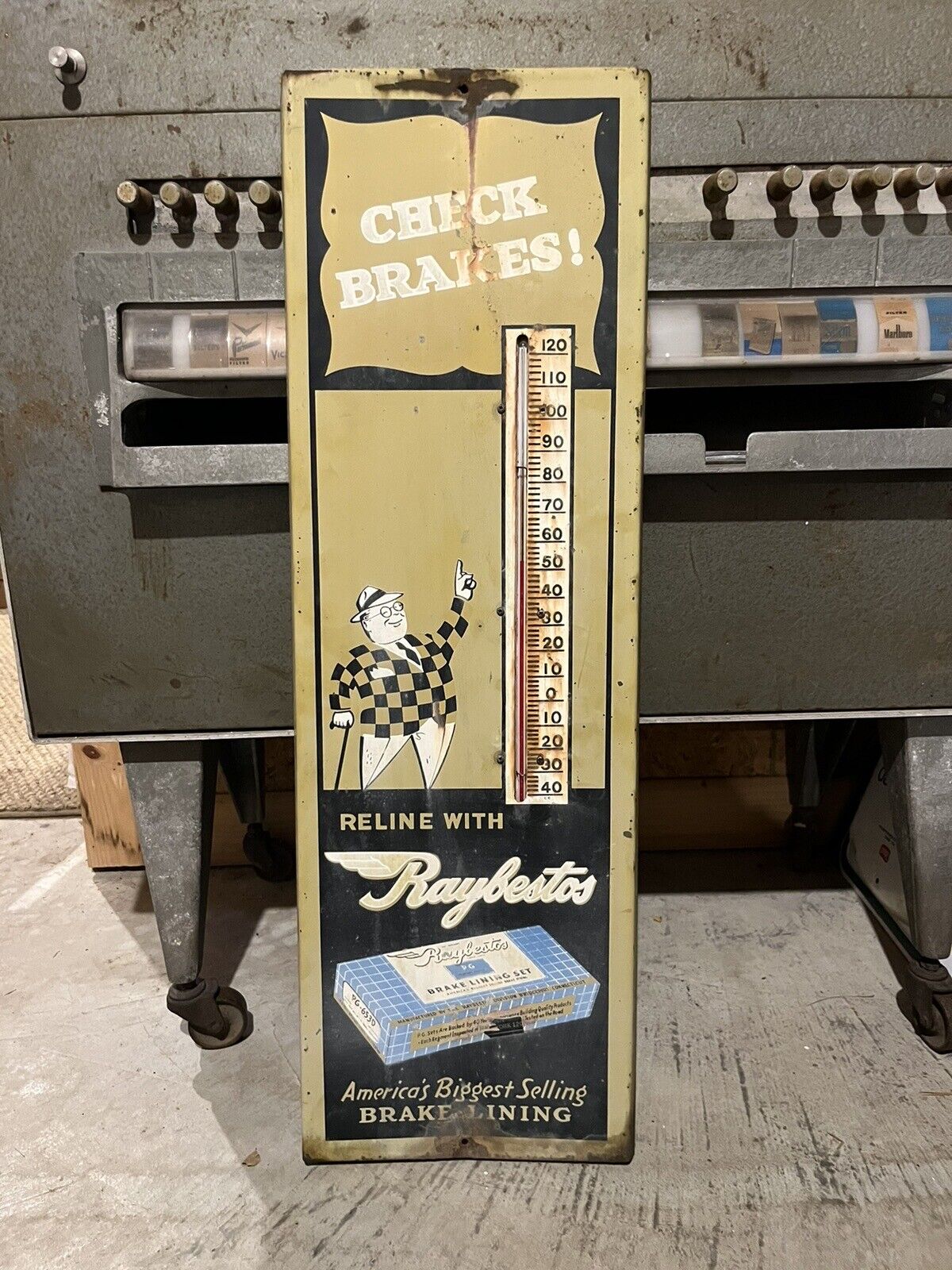 Vintage Raybestos Brake Thermometer