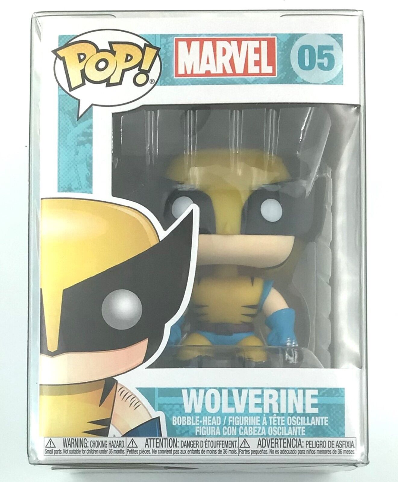 Funko Pop Marvel X-Men Wolverine #05 with Chalice POP Protector
