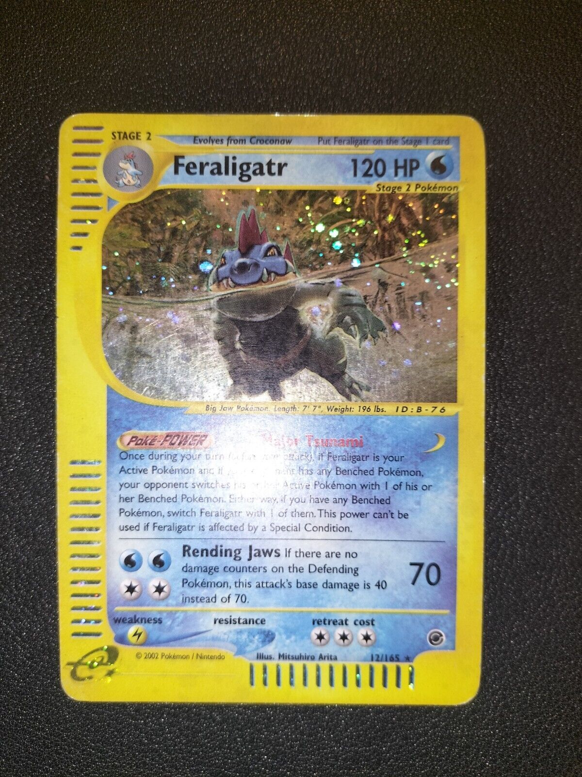Feraligatr 12/165 - Rare Holo - Eng - Expedition Set - Pokémon Card 
