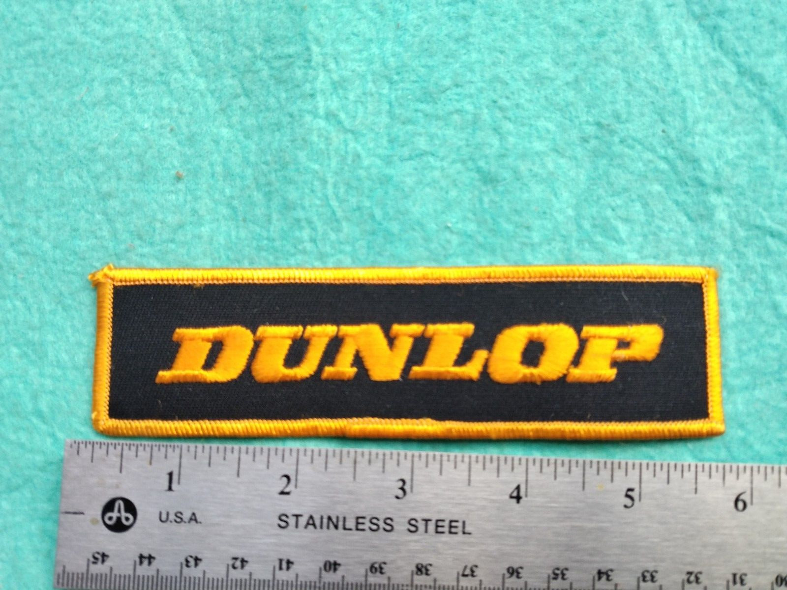 Vintage Dunlop Tires Parts Service Dealer Uniform Patch