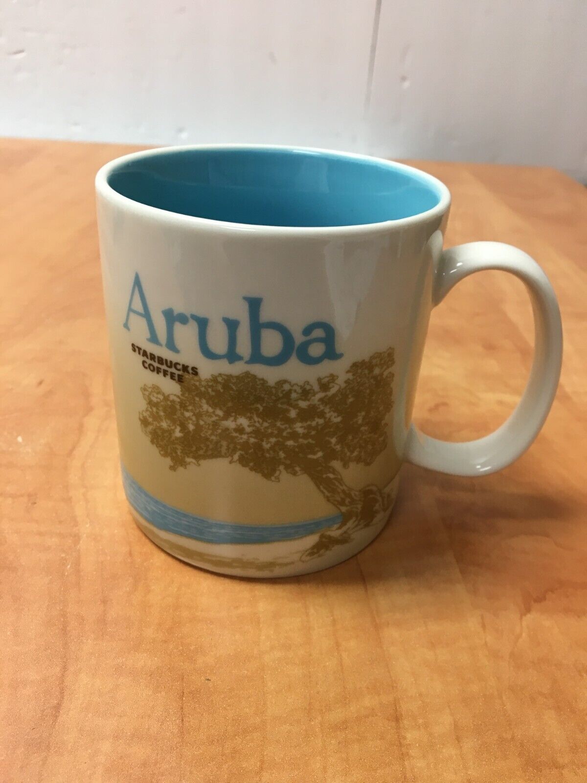 Starbucks ARUBA Global Collectors Series 16 oz Coffee Mug Cup
