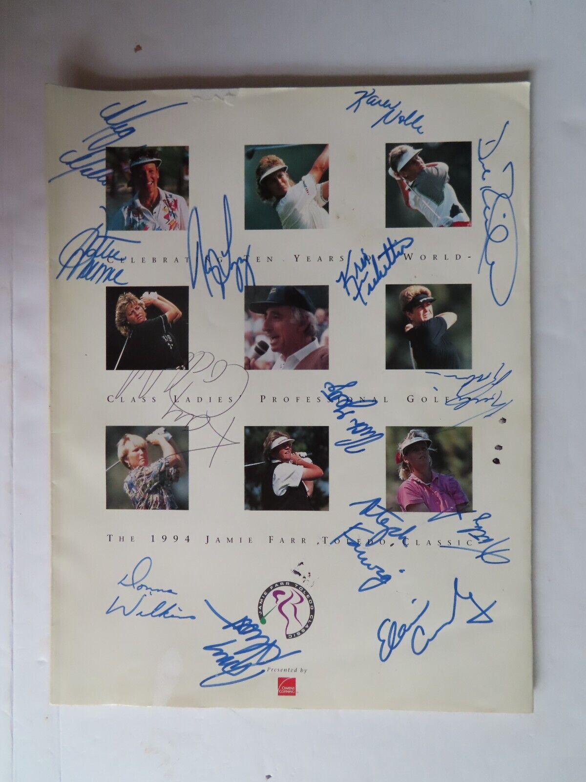 Signed 1994 Jamie Farr Classic LPGA Golf Program 14 Golfers & HOFers