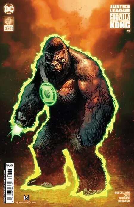 Justice League Vs Godzilla Vs Kong #7 Green Lantern Foil Variant
