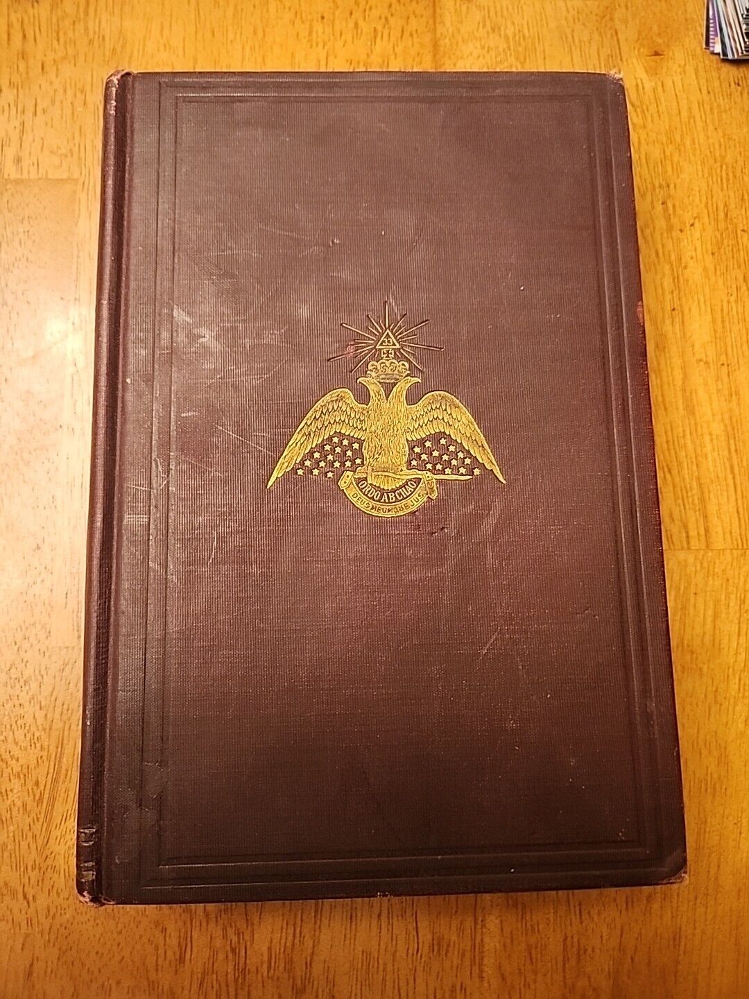 Morals and Dogma 1906 Collectors Book Historical Memorabilia Antique Book  RARE