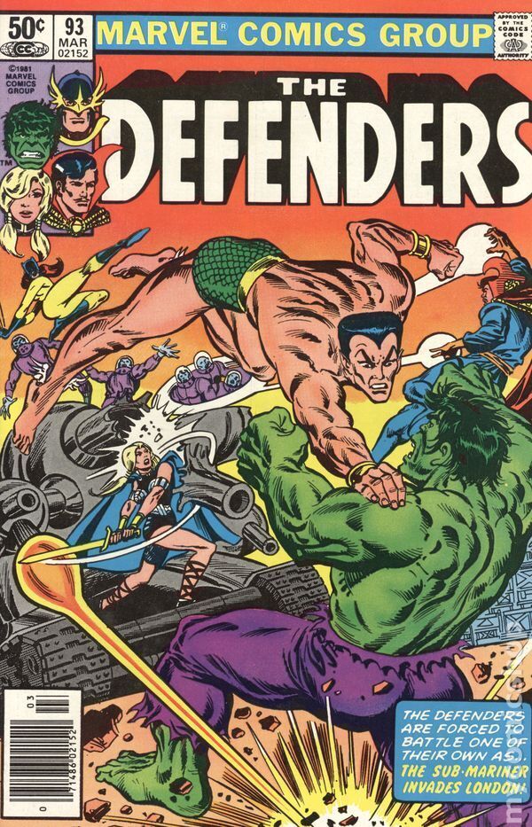 Defenders #93 FN 1981 Stock Image