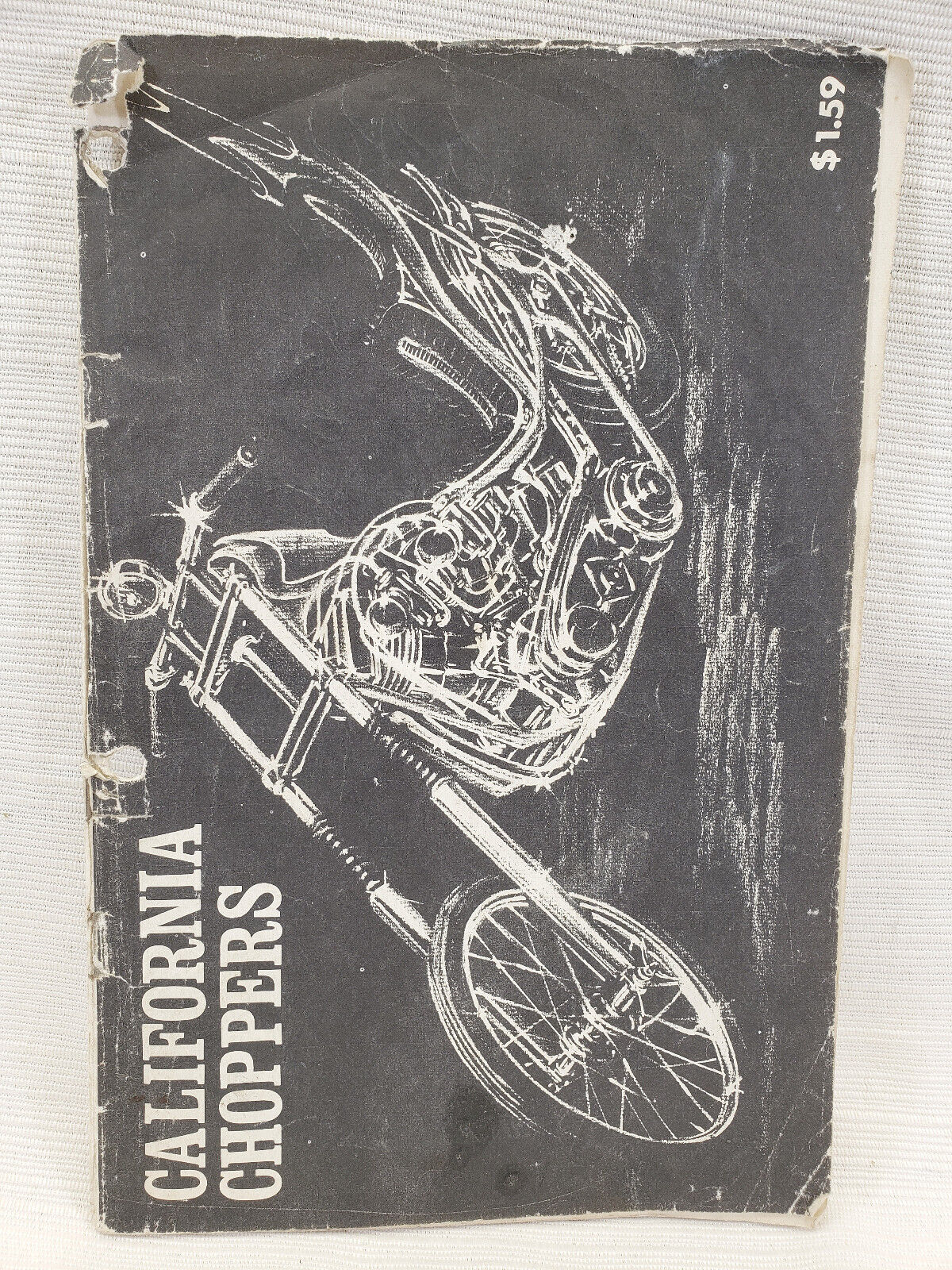 c.1966 CALIFORNIA CHOPPERS Vintage Magazine Custom Motorcycle Book ~by ED ROTH~