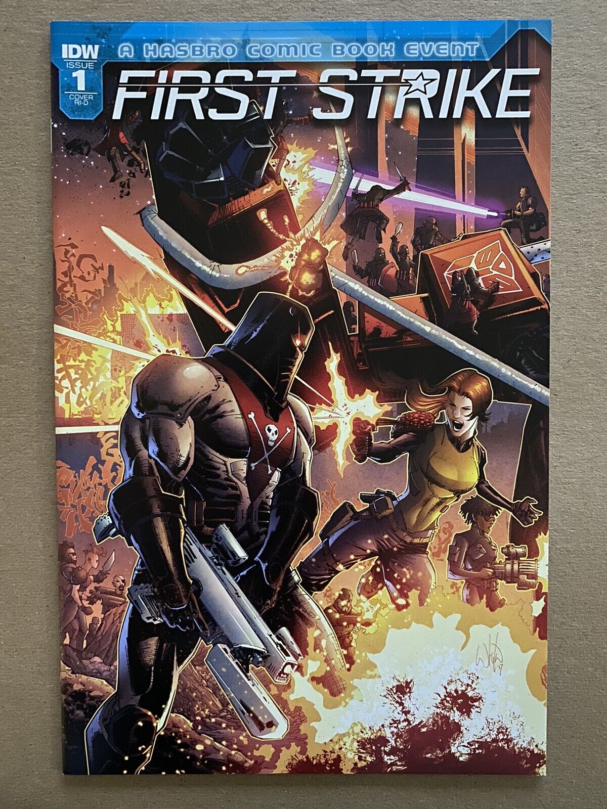 First Strike #1 2017 IDW 1:50 Retailer Incentive Variant Comic Book