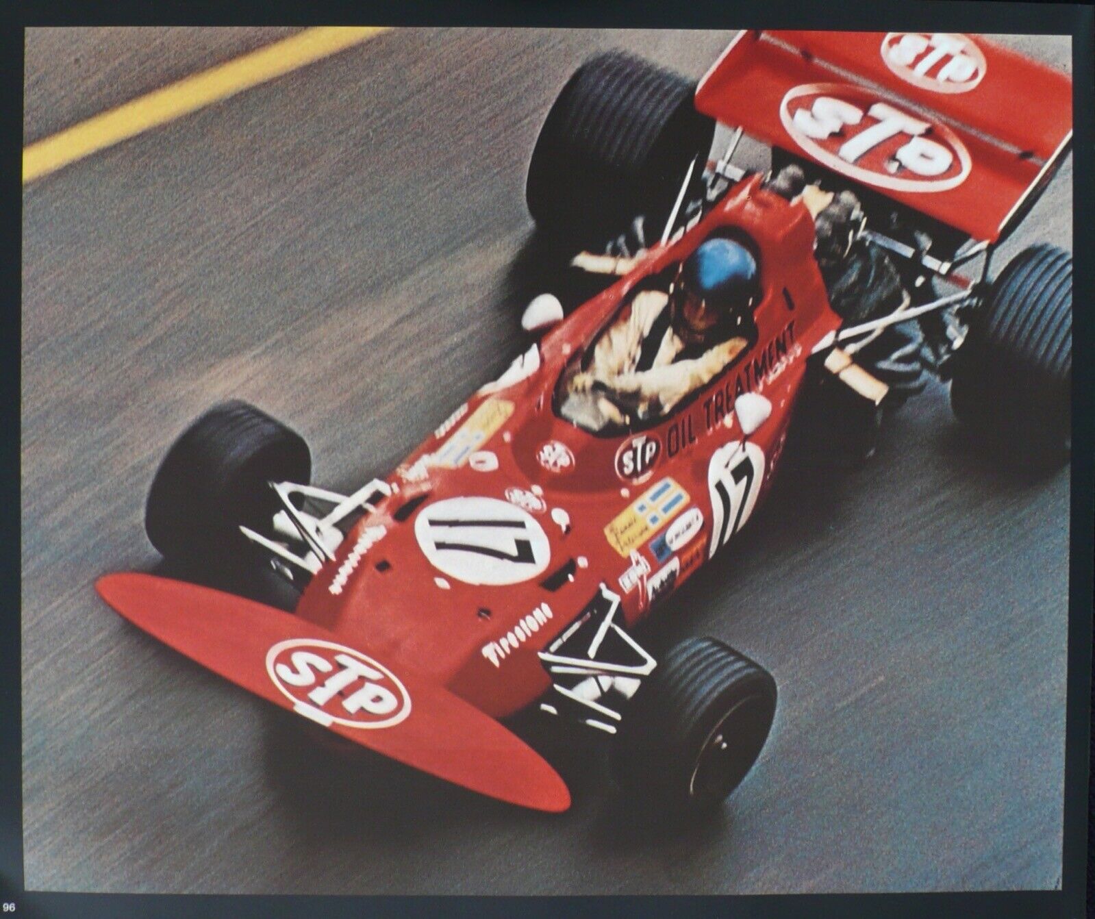 MARCH 711-Ford PETERSON 1971 Monaco Grand Prix JESSE ALEXANDER 13x16 Photo Print