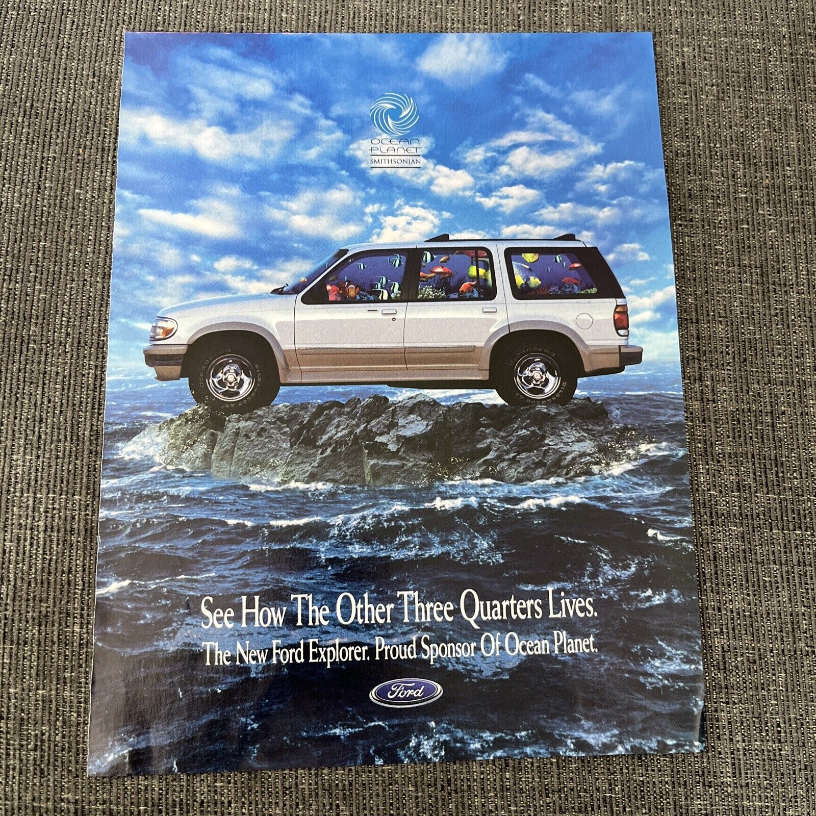 1995 Ford Explorer SUV ad Ocean Planet