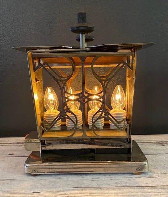Repurposed Vintage 1920s Star Fitzgerald Toaster Lamp, Art Deco