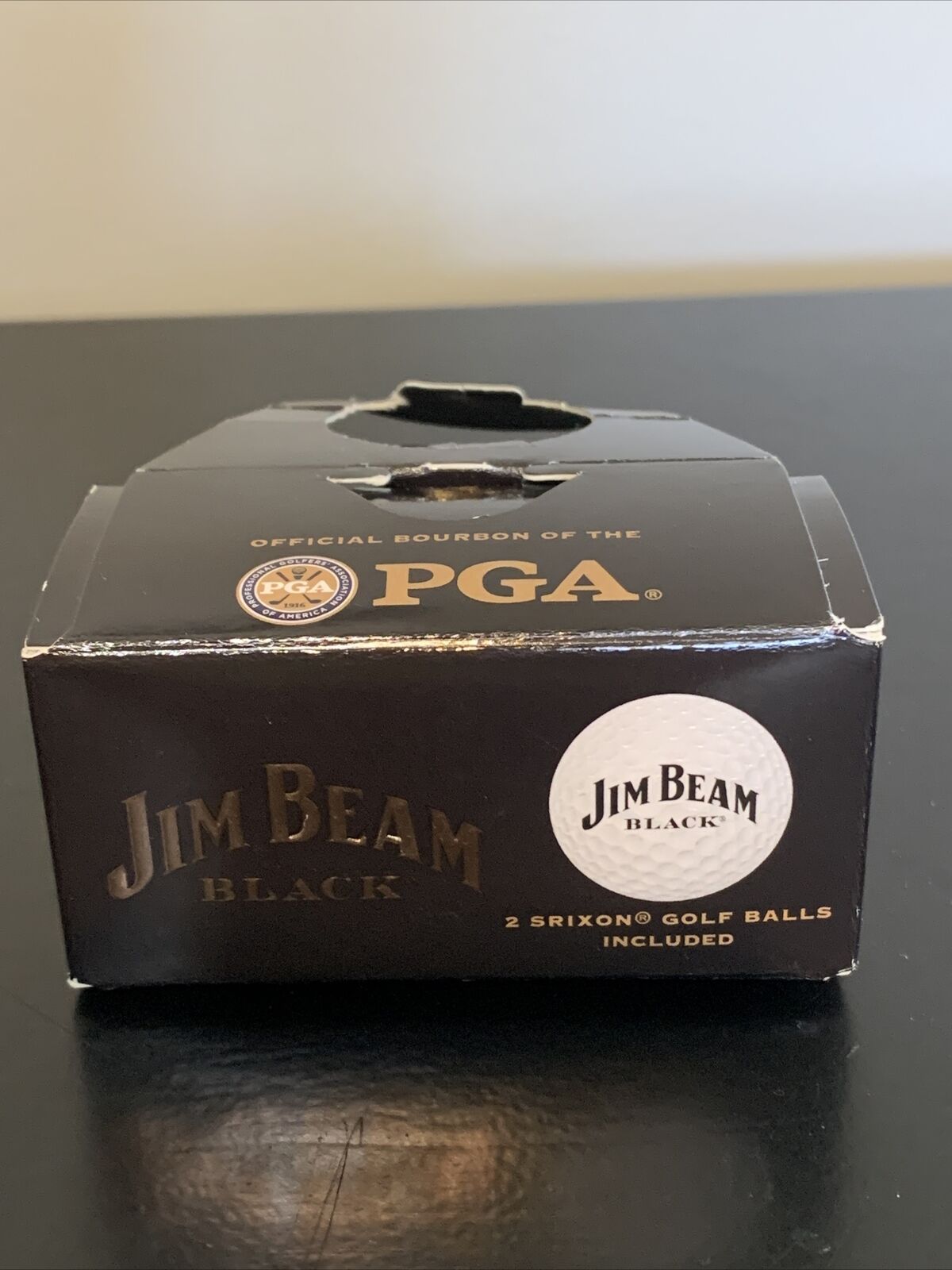 NEW Jim Beam Black 2 Srixon Golf Ball Bourbon Of The PGA Promotional Whiskey