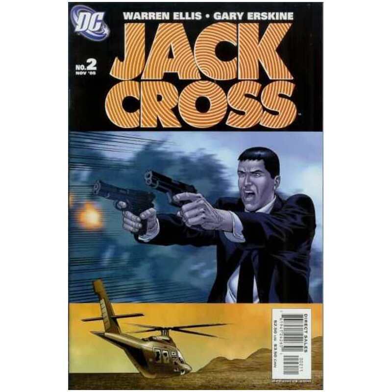 Jack Cross #2 in Near Mint minus condition. DC comics [g