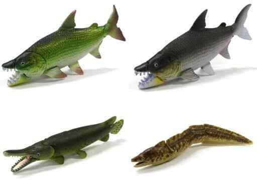 Trading Figures All 4 Types Set Playable Creature Figure Series World Fishing Wa
