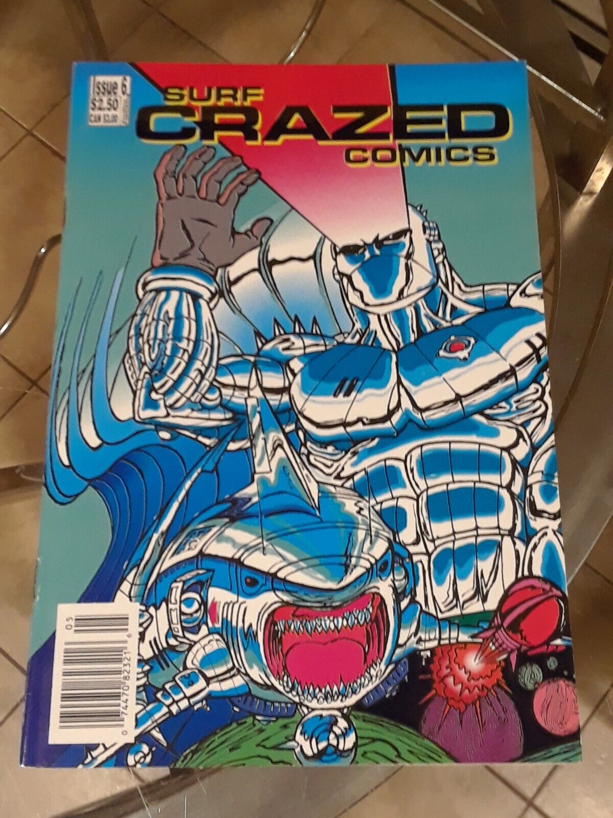 Surf Crazed Comics #6 HTF (Pacifica 1992) Roy Gonzalez