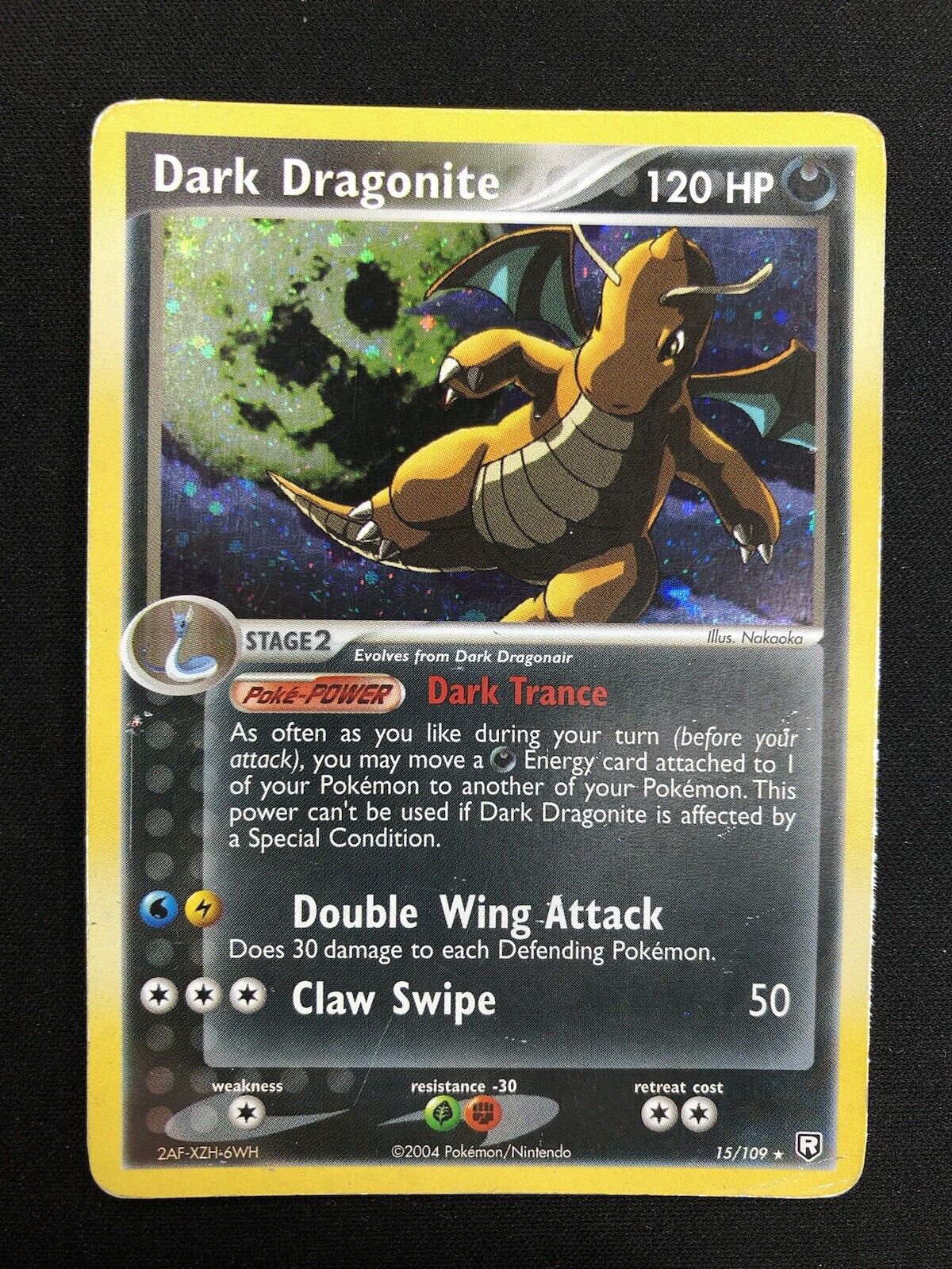Pokemon Dark Dragonite 15/109 Ex Team Rocket Returns Rare Holo ENG Vintage Cards