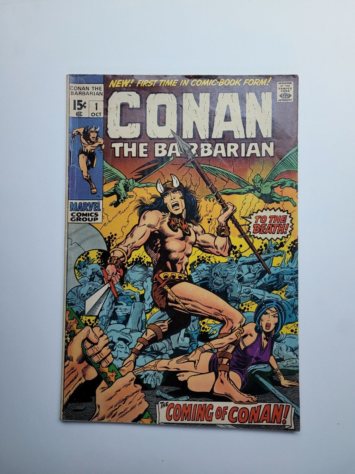 Conan the Barbarian #1 - The Coming of Conan - Marvel 1970 - VG+