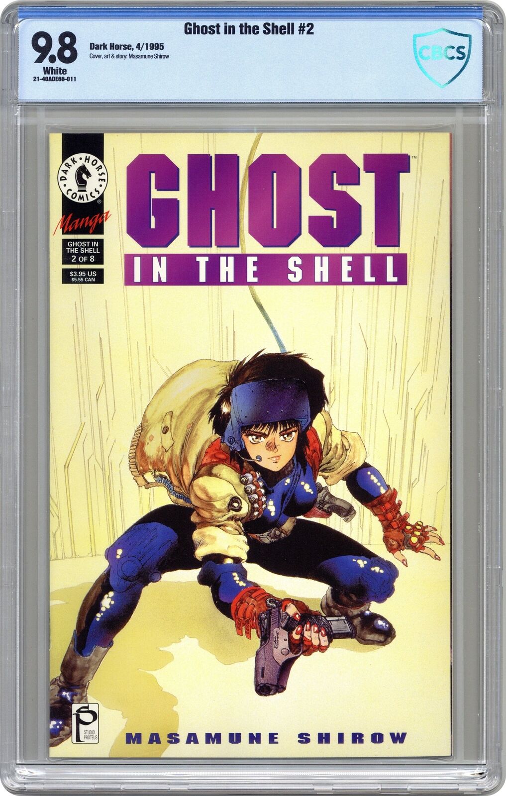 Ghost in the Shell #2 CBCS 9.8 1995 21-40ADE66-011