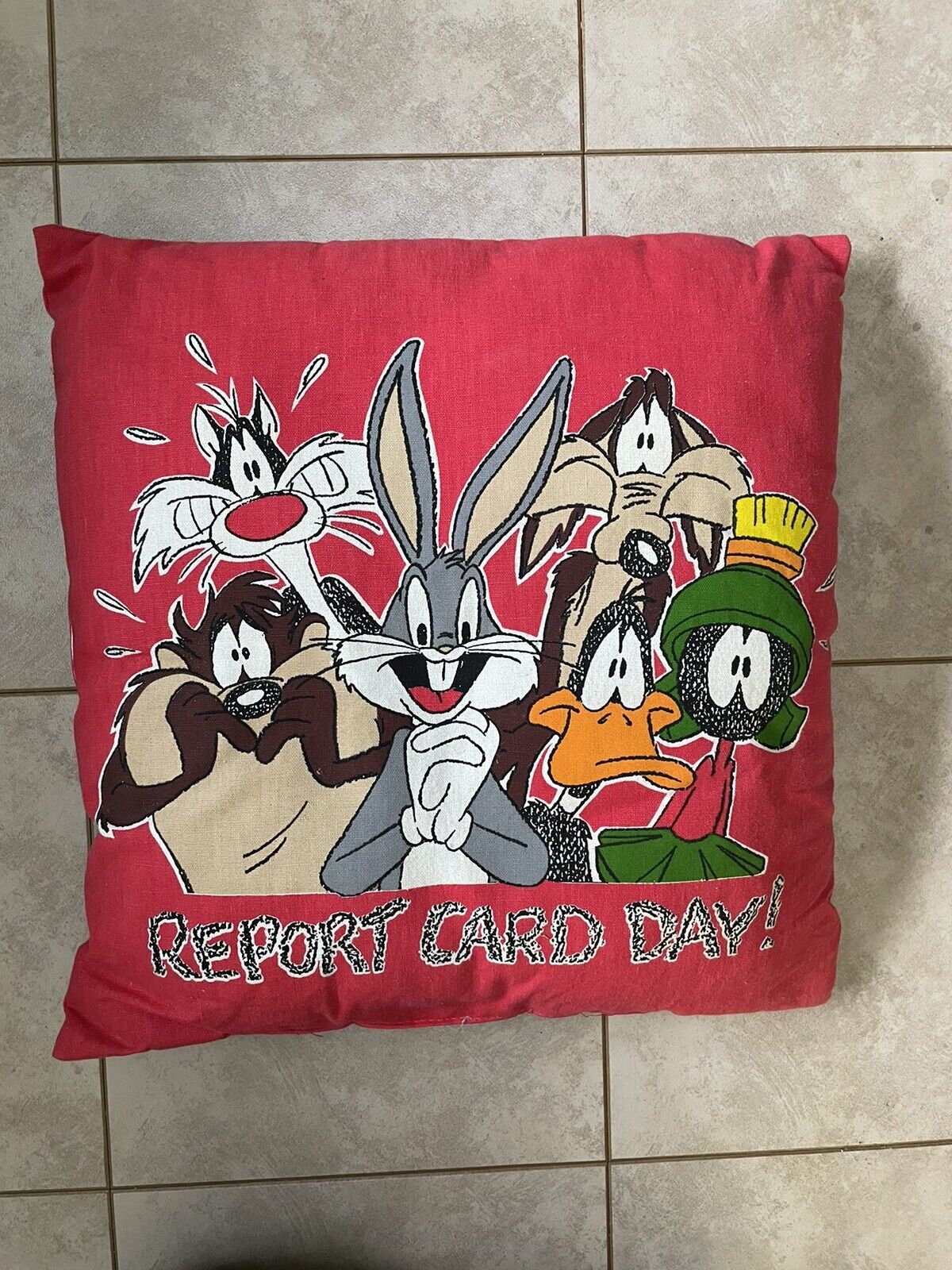 Vintage Looney Tunes Throw Pillow 18\
