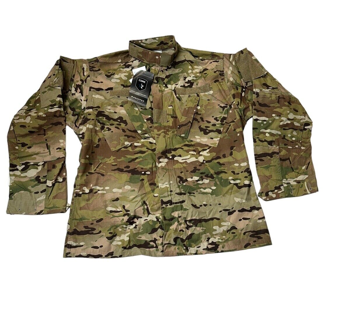 NWT Propper Army Combat Uniform Coat Large Long Multicam Pattern ACU