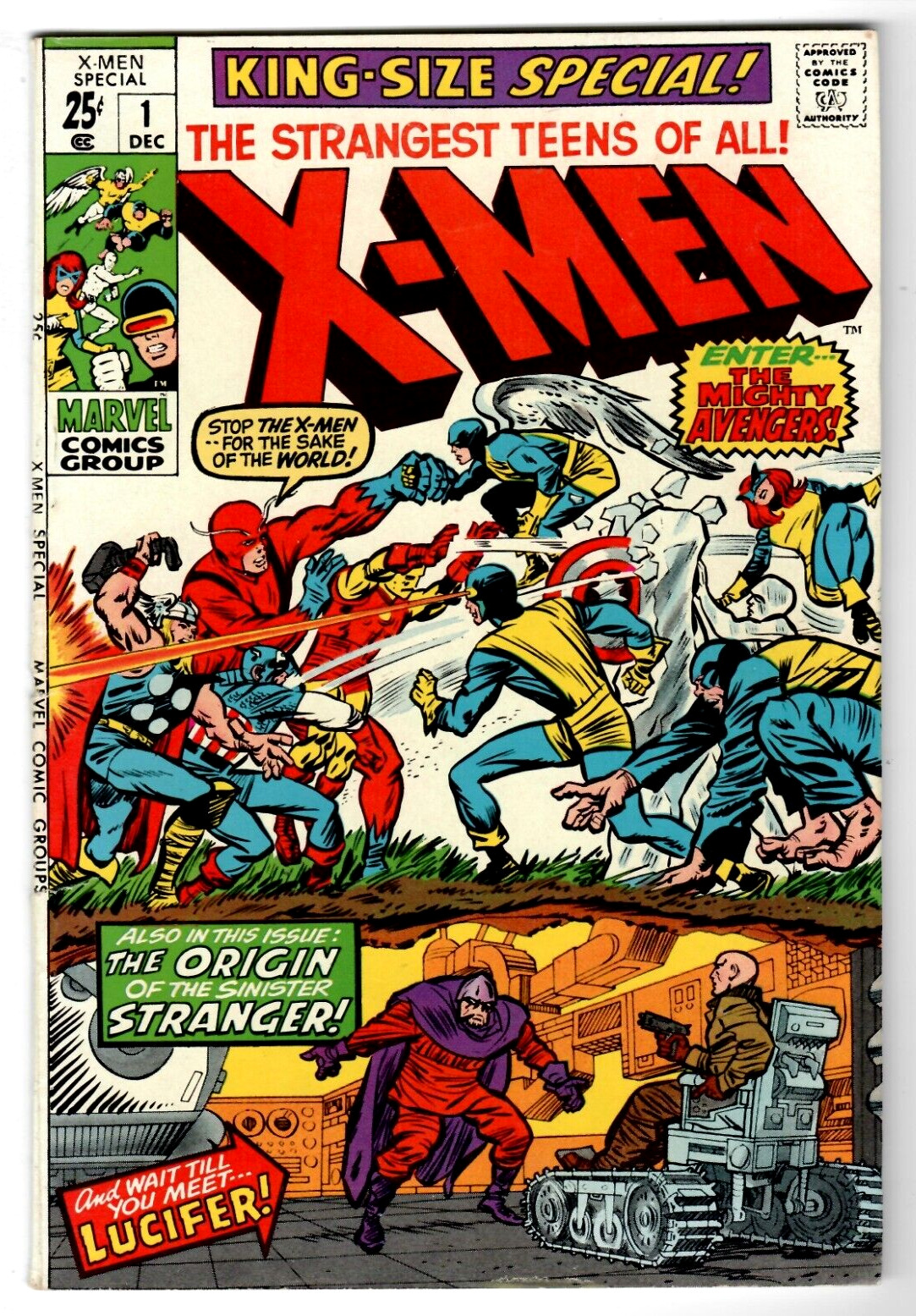 X-MEN SPECIAL #1 Marvel Comics 1970