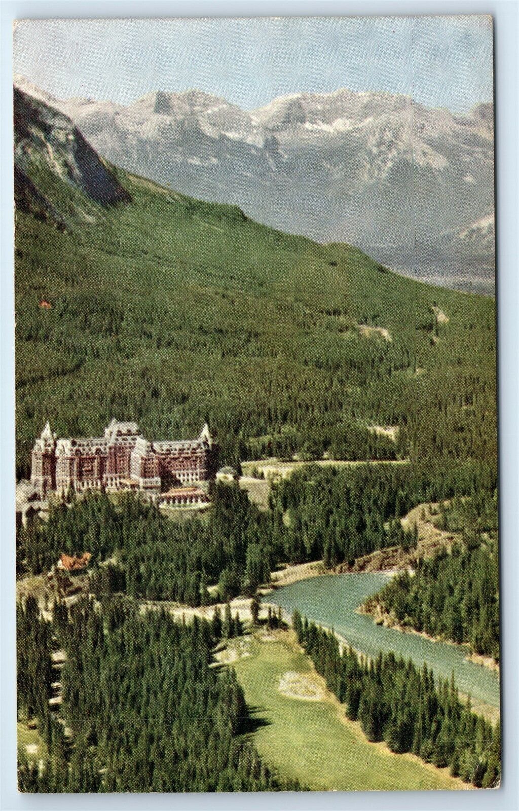 Postcard Banff Springs Hotel H180