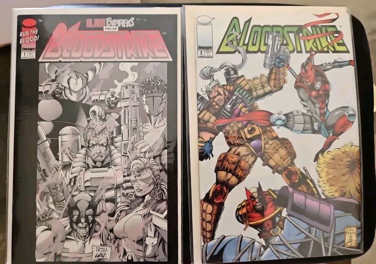 BLOODSTRIKE #1 And #2  (1993 Image) 