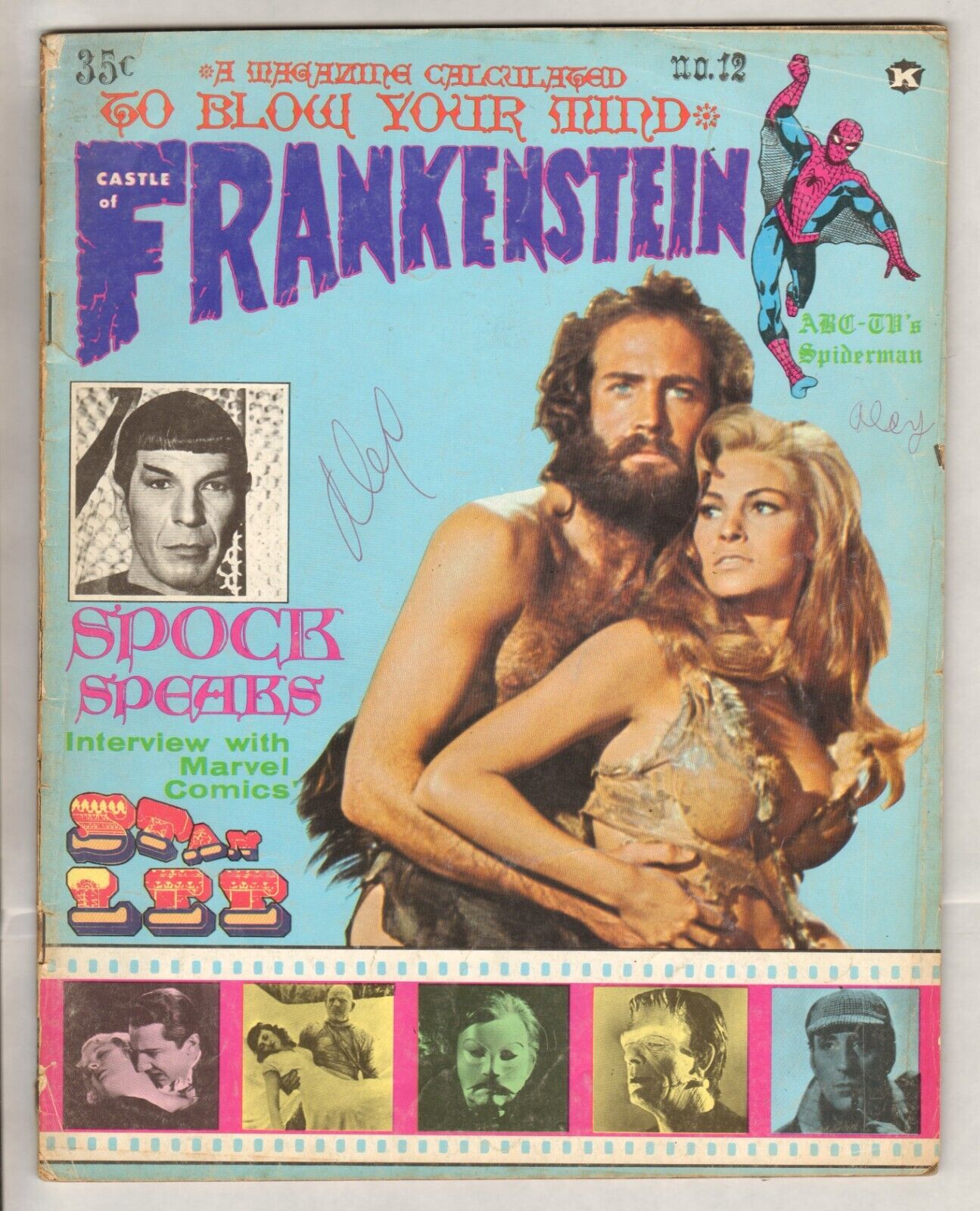 Castle Of Frankenstein #12 (GD/VG) (1968, Gothic Castle) Stan Lee