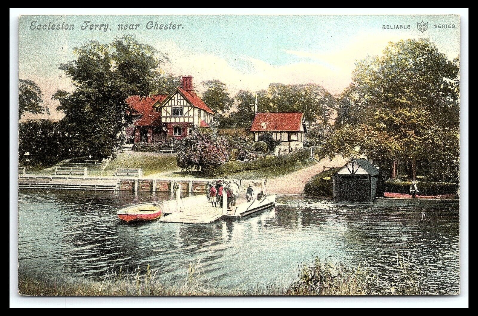 Eccleston Ferry Chester UK Postcard Unposted    pc165