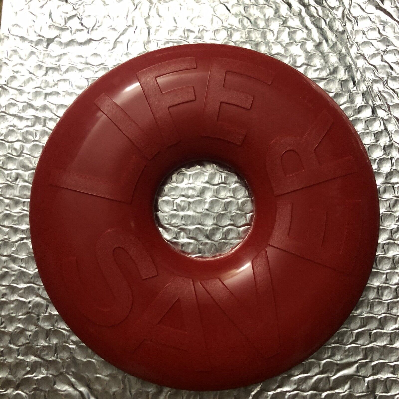 Vintage Lifesavers Candy Advertising Red Frisbee... Flying Disk.. New Never Used