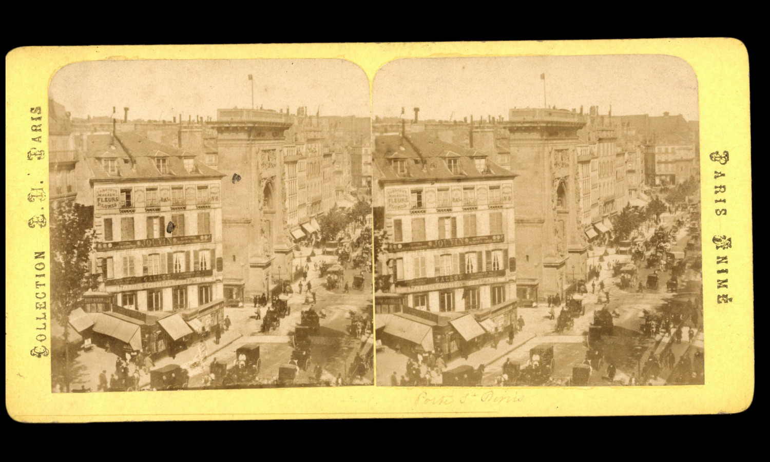 Paris, Porte Saint-Denis, ca.1870, stereo Paris, Porte Saint-Denis, ca.1870, sté