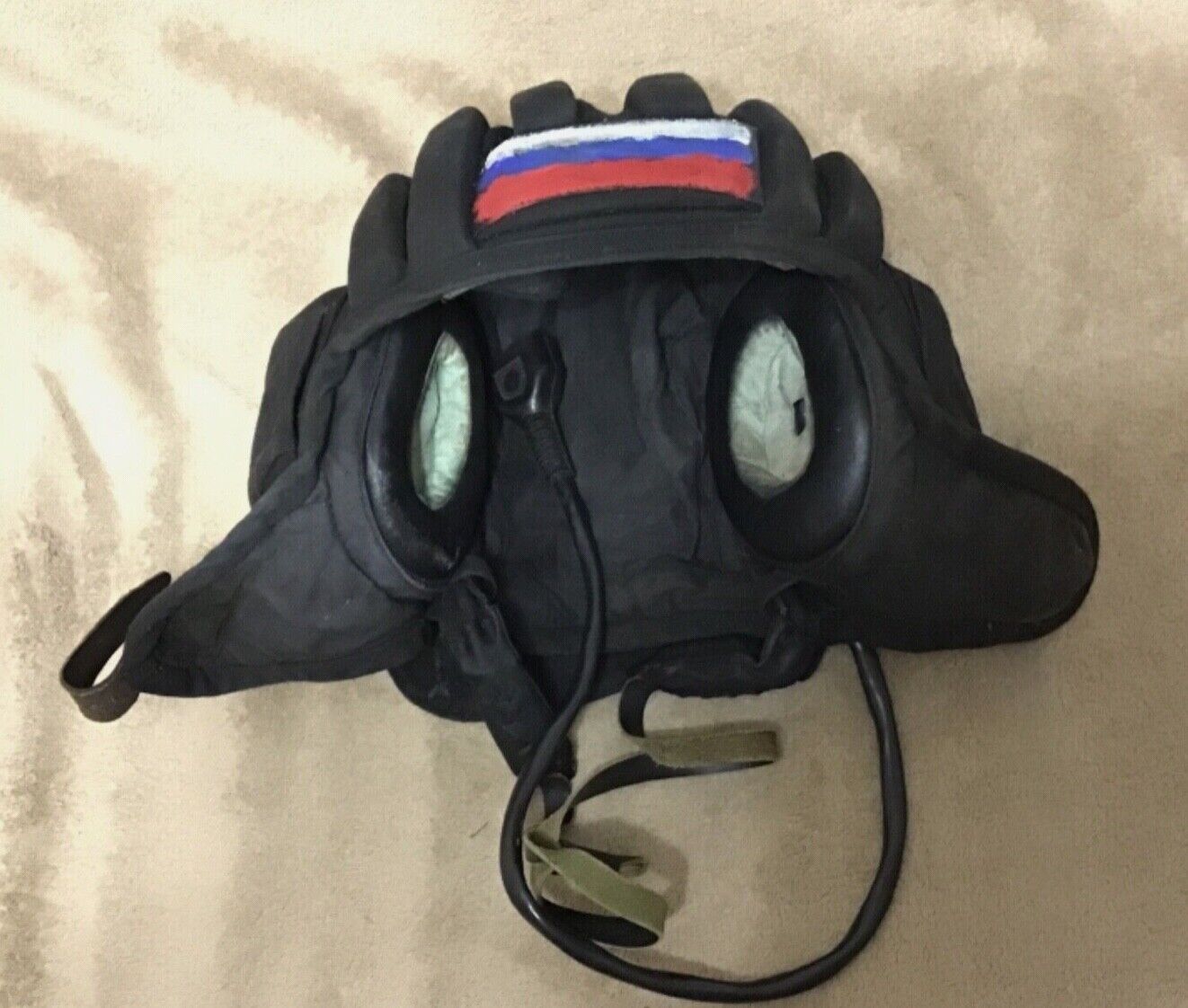 combat tank helmet of the occupier (RF). War in Ukraine