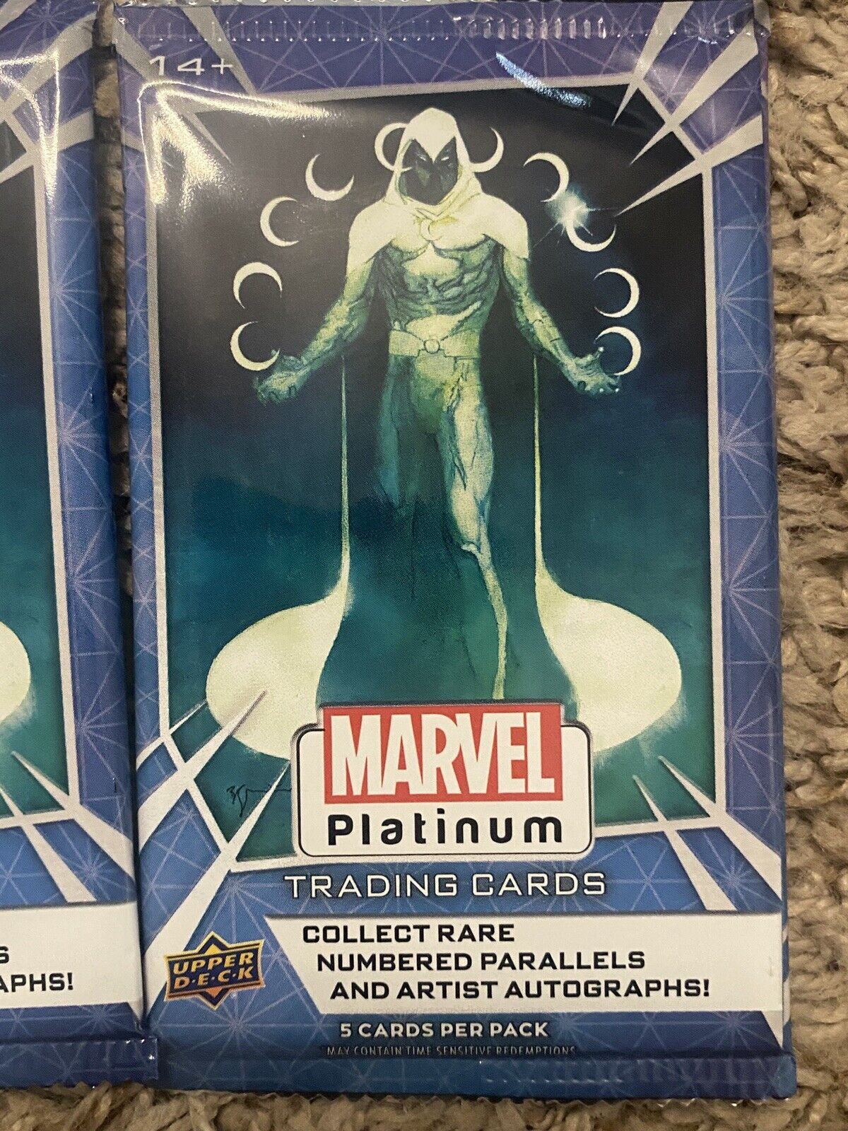 Lot Of 5 Blaster Packs 2024 Marvel Platinum Trading Cards Factory Sealed