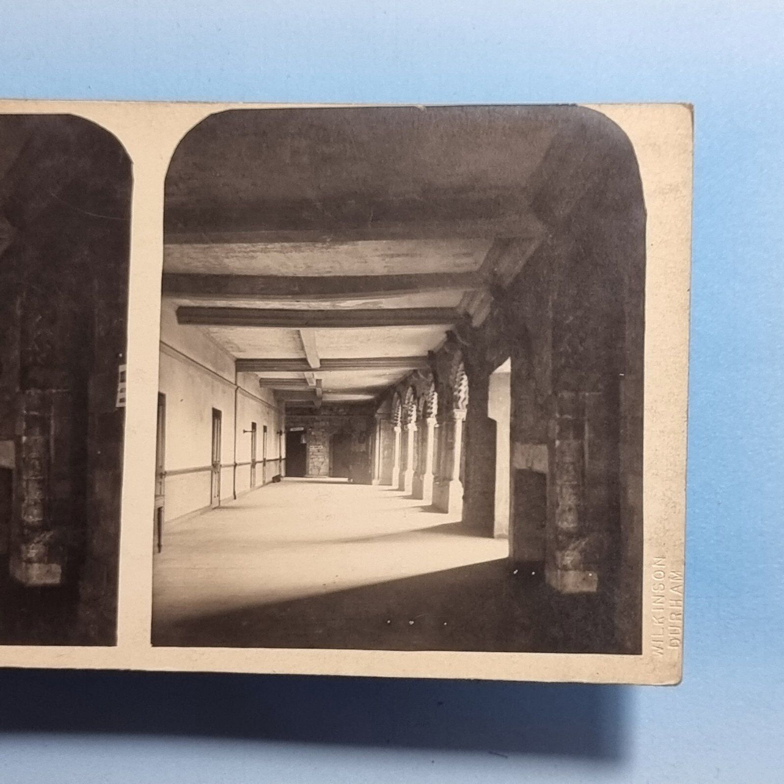 Durham Stereoview 3D C1910 Real Photo City Cathedral Cloisters Postcard Type