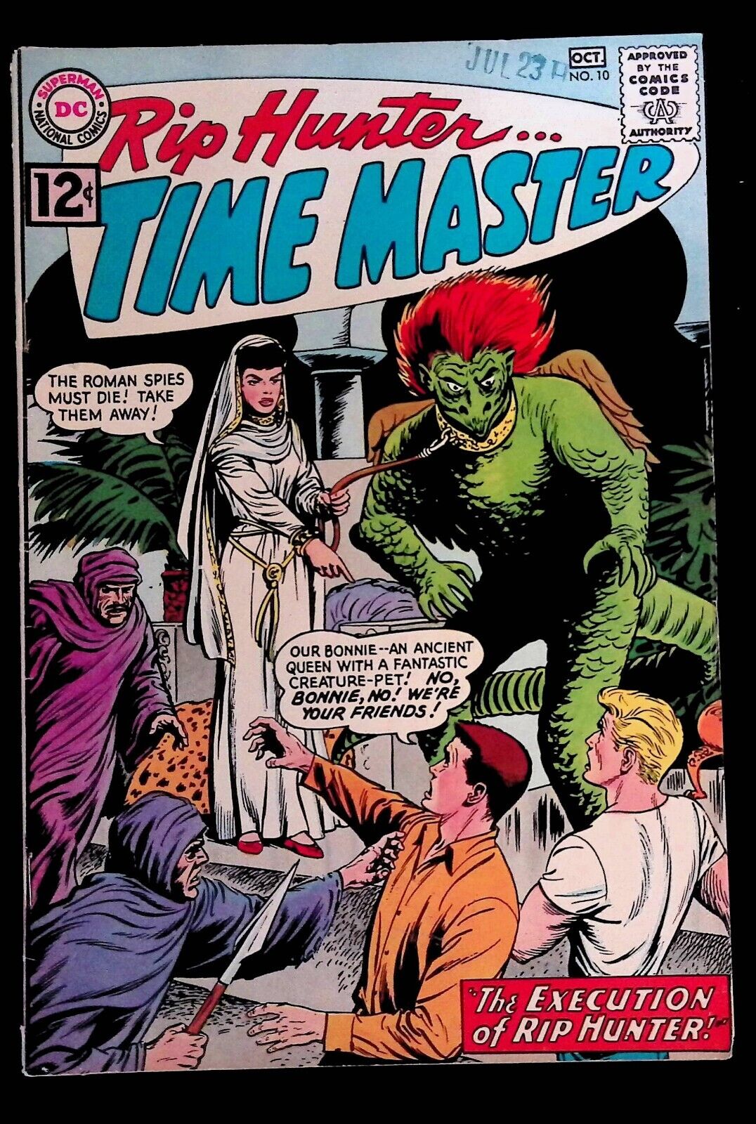 Rip Hunter Time Master #10 DC Comics October 1962 Silver Age