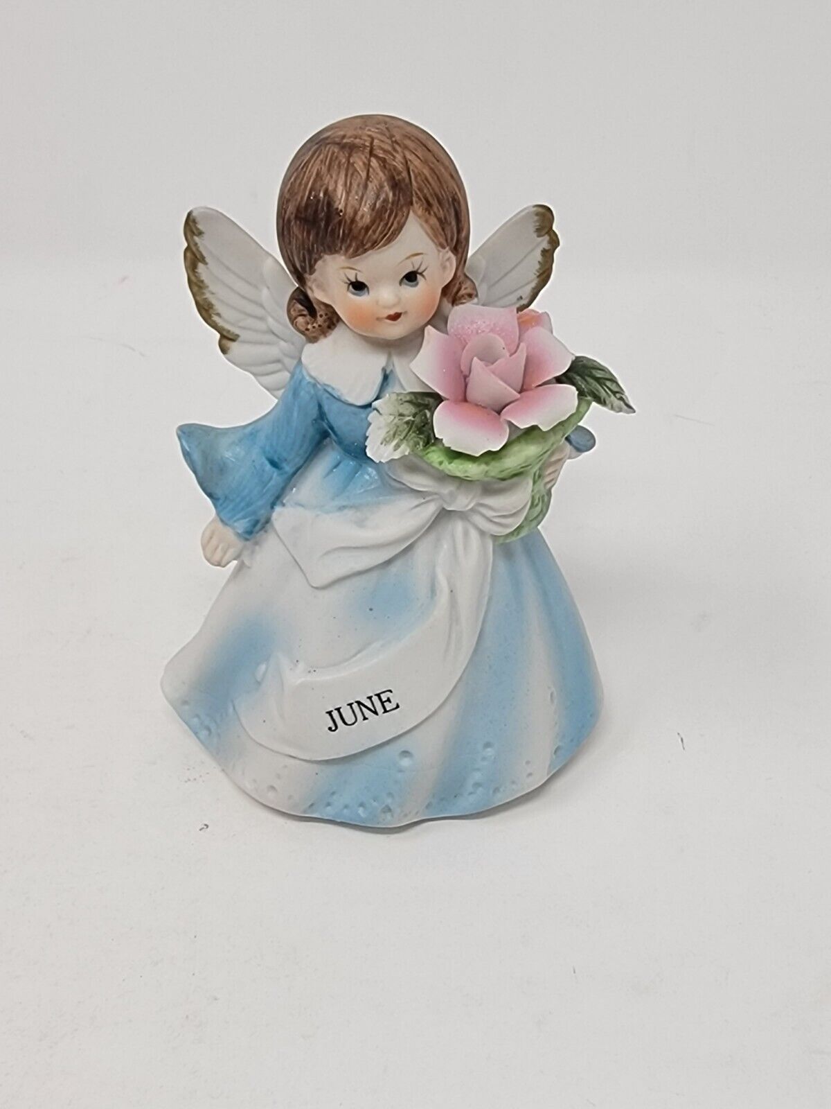 Vintage Birthday Angel JUNE Norleans Taiwan. Figurine 