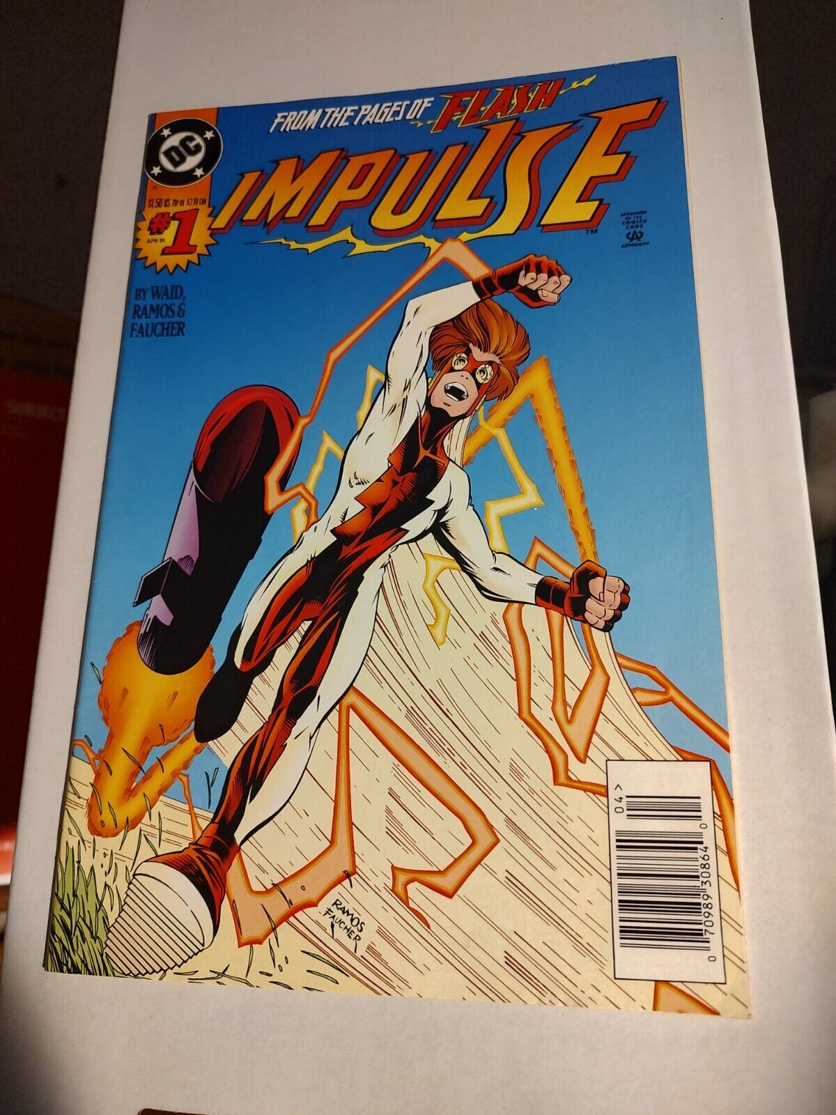 Impulse #1 (1995) Newsstand. DC Comics. Original Owner and Unread. 