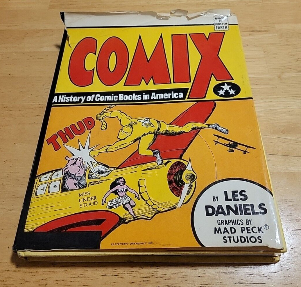 Comix: A History of Comic Books in America By Les Daniels Hardback 1971 Bonanza