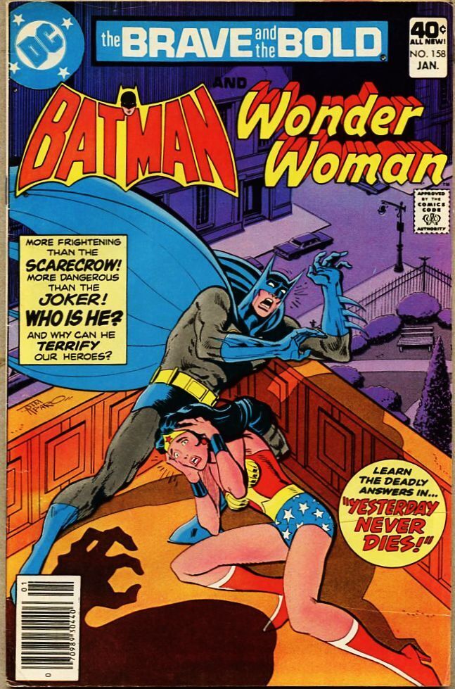 Brave And The Bold #158-1980 fn 6.0 Jim Aparo Wonder Woman Batman