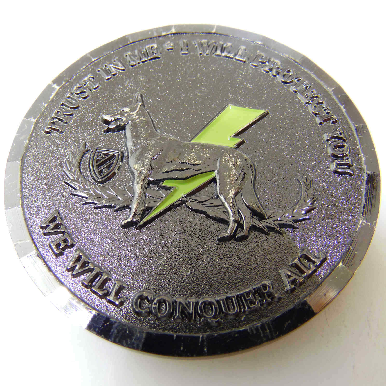 LUCIE COUNTY SHERIFF OFFICE K-9 CHALLENGE COIN