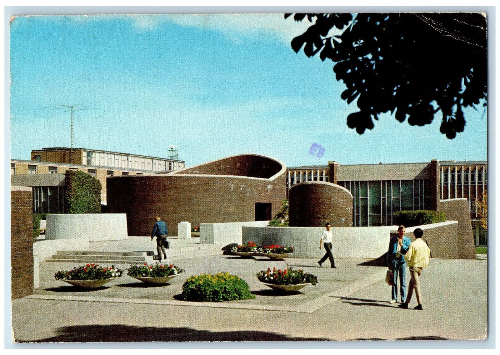 c1970\'s Engineering Lecture Hall Building Waterloo Ontario Canada Postcard