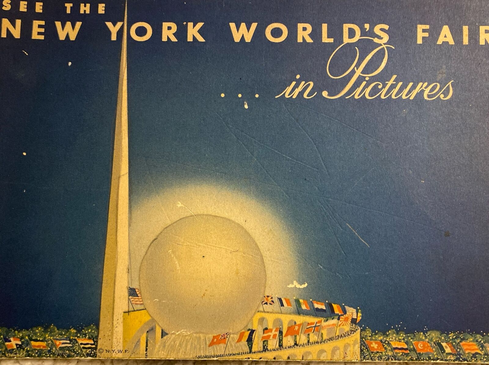 New York World\'s Fair in Pictures 1939 Vintage Color Brochure Fantastic