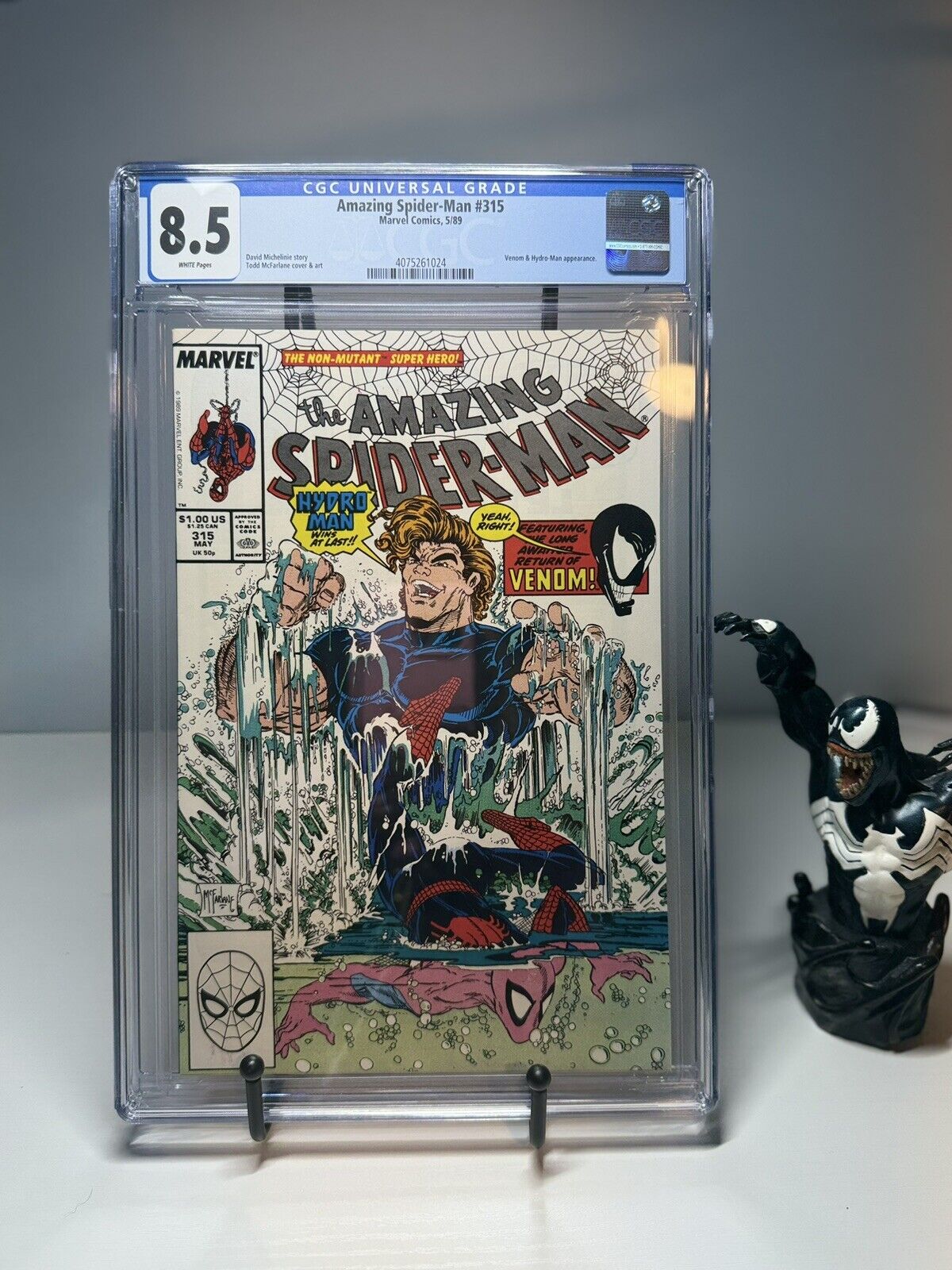The Amazing Spider-Man #315 Appearance From Venom | CGC 8.5